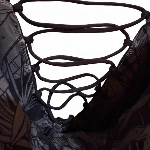 BNWT Black Popflex Active Boardwalk Bombshell One Piece Swimsuit 2X - Picture 6 of 8